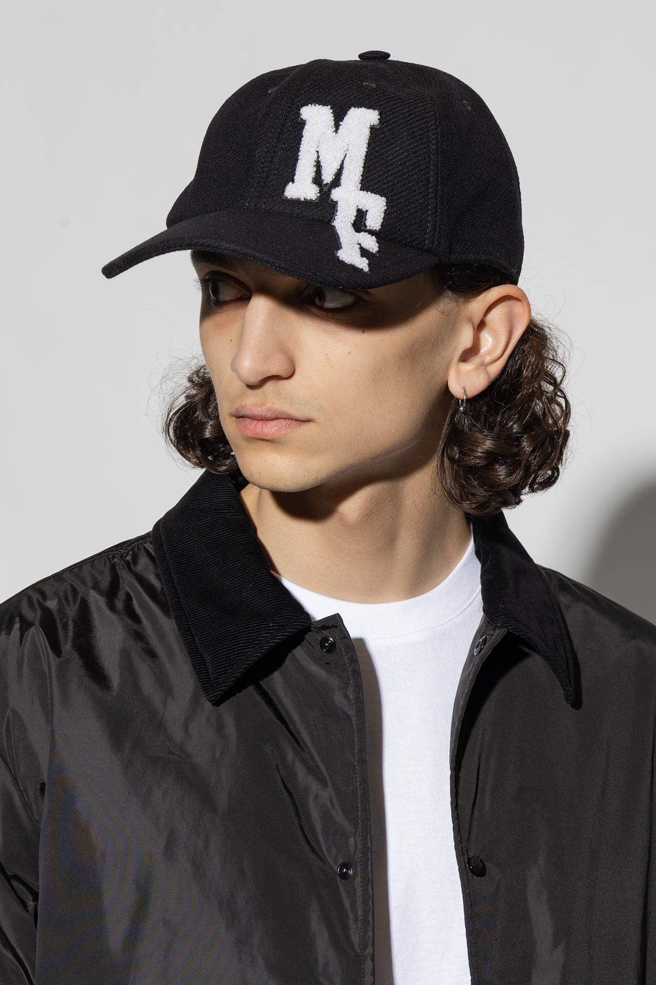 MONCLER FRAGMENT BASEBALL CAP BLACK - electro-tel.com